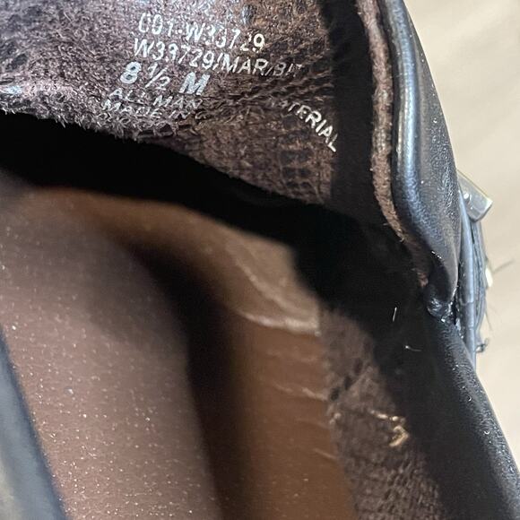 Womens Chunky Heels Loafers Y2K 8.5 Academia School Girl Platform Concert Event - Picture 7 of 9